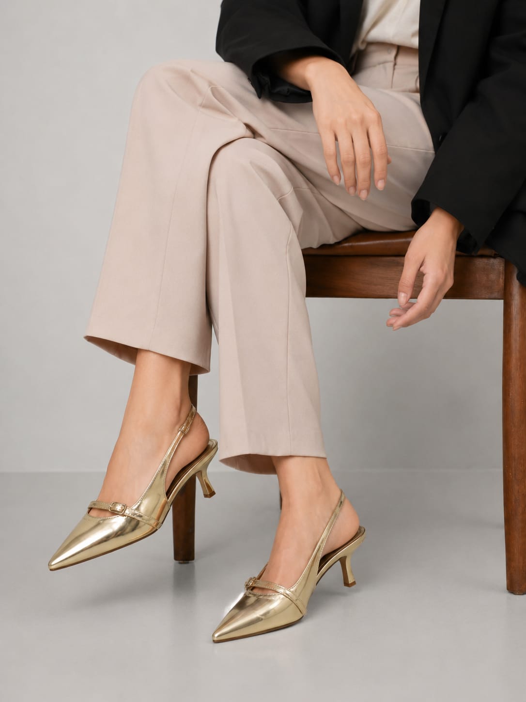 ELSA WOMENS HEEL PUMP