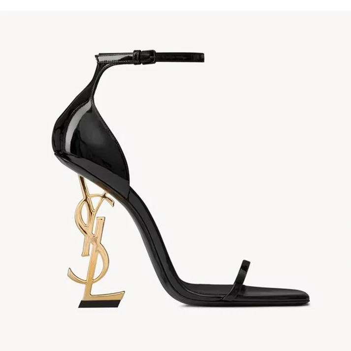YSL HEELS | 4 INCHES BLACK
